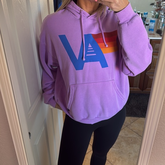AN purple graphic hoodie - Picture 3 of 5